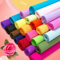 Rollo De Papel De Crepe Colorido Para Origami 50x250cm Papel De Plisado Para Manualidades Flores DIY Envoltura De Regalos Y Decoración - details 1