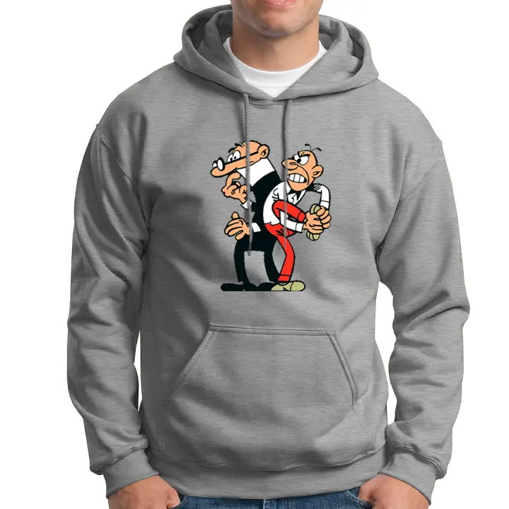 Sudadera con capucha Mortadelo y Filemon. El Super. Profesor Bacterio. Ofelia. Varios colores. Todas las tallas. - 1