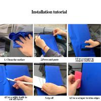 Pegatina De Coche Vinilo Mate Rojo Para Automóviles Y Motocicletas Película De Adhesivo Para Cubrir El Cuerpo Del Vehículo Accesorios Para Coches - details 12