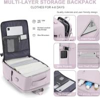 Mochila de viaje grande para mujer, mochila de mano para equipaje de mano de Easyjet, 32 x 16 x 46, mochila debajo del asiento, bolsos de cabina de Ryanair, equipaje de mano debajo del asiento, mochila de viaje, tamaño de cabina con puerto de carga USB - details 2