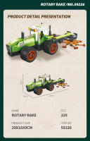 Bloques De Construcción Educativos City Farm Farmer Mower Sower Harvester Juguetes Para Niños Bloques De Plástico ABS Compatible Con Lego Regalos Para Niños Mayores De 3 Años - details 6