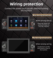 BQCC 1din Reproductor Multimedia Para Coche Con Pantalla Táctil HD De 5'' Carplay/Android Auto Mirrorlink BT USB DVR RCA FM Radio Universal Para Todas Marca Y Modelo De Coche - details 5