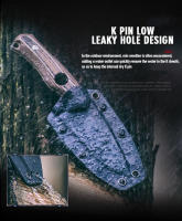 Cuchillo De Fija Sanrenmu S725P Con Funda 14C28N Para Camping Al Aire Libre Supervivencia Táctica Caza Herramienta EDC Combate Mejor - details 10