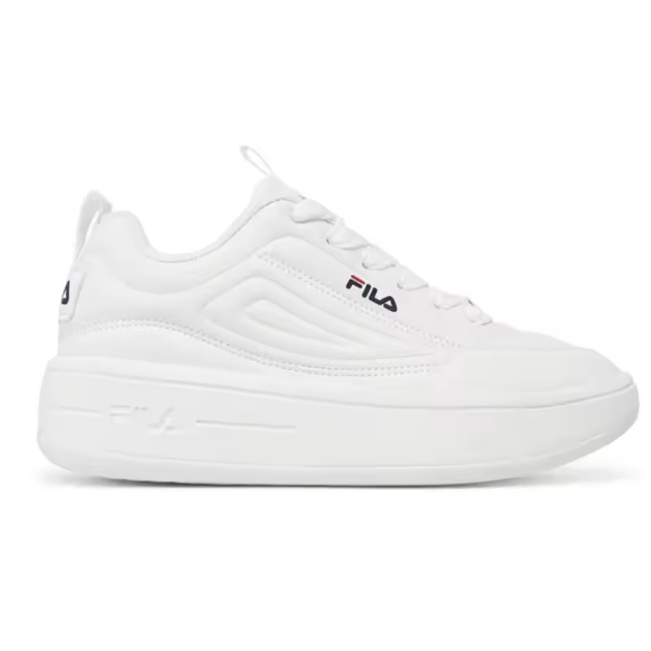 Fila FFW0536 Zapatillas deportivas Superbubble para mujer en blanco de piel vegana - 1