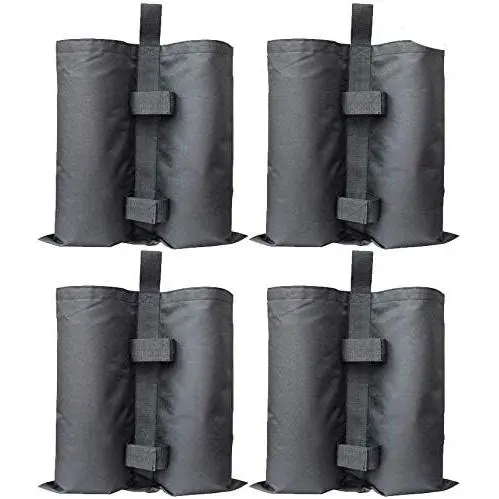 Pesas de arena para cenador, paquete de 4, peso pesado, grado industrial, peso pesado, pesas para piernas, pesas para piernas, carpas para sombra, sombrilla - 1
