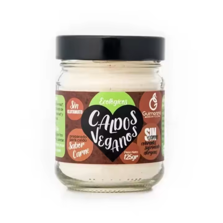 Caldo Vegetal sabor Carne, Sin alérgenos ni glutamato 125g - Guimarana - 1