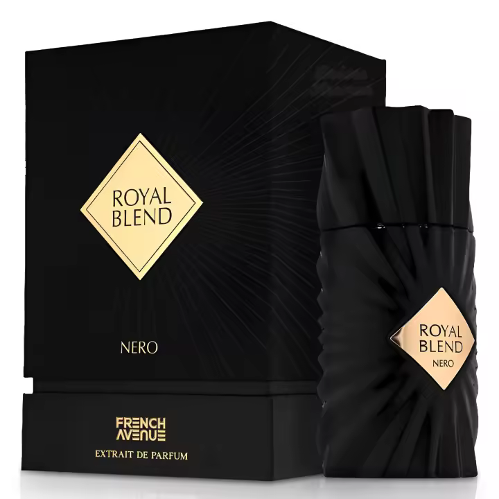 Royal Blend Nero de French Avenue Perfume Árabe Masculino Elegante Lujoso Duradero - 100ml - 1
