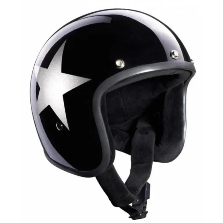 Casco MOTO Jet STAR NEGRO BANDIT Jet Open face Helmet NO HOMOLOGADO STARB - 1