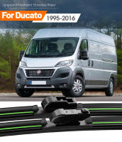 2pcs LimpiaParabrisas Delantero Para Fiat Ducato 1995-2016 Plegables En Rama De Búho De Goma Natural Adecuado Para El Ano 1998 2006 2008 2012 2013 2014 2015 Accesorios De Ventana - details 0