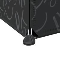 vidaXL Organizador de cubos almacenamiento 20 cubos varillas colgar PP - details 4