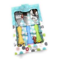 Bowin Merca9 - Juego de Cubiertos para Niños de Acero Inoxidable con Animales Divertidos - details 1
