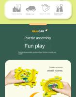 Juguete Educativo Para Niños Asamblea DIY De Coche Eléctrico Con Vía Automática Escena De Ciudad Construcción Regalo De Día De La Tierra - details 1