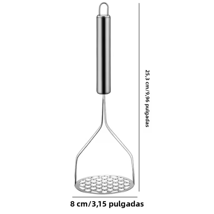 Prensa De Papas Y Hígados De Acero Inoxidable Herramienta De Fruta Y Verdura Masher De Carne Molida Creativa Presión De Barro Ricer Presión De Aguacate - 1