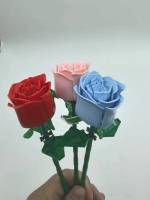 Bloques De Construcción Creativos Para La Ciudad Plantas De Rosa En Maceta Juguetes De Bloques De Plástico ABS Para Decoración Del Hogar Y Regalo Para Niñas - details 4