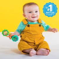 Rattle & Shake sin BPA, Green, a partir de 3 més - details 0