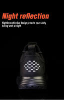 Zapatos De Seguridad Para Hombre Con Punta De Acero Indestructibles Y Protección Contra Punzadas Botas De Trabajo Ligeras Y Resistentes - details 8