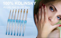 Cepillo De Uñas KEMEISI 100% Puro Kolinsky Con Mango Fuerte Forma Ovalada Herramientas Profesionales Para Diseño De Uñas Y Manicura - details 9