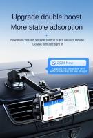 Soporte De Teléfono Móvil Para Coche Universal Adhesivo En Ventosa Clip Para iPhone Xiaomi Huawei Samsung Accesorios De Coche Negro - details 12