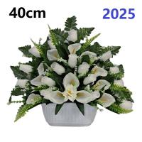 Flores para santos,flores duraderas para cementerio,flores artificiales para cementerio,flores para todos los santos,centro de flores para cementerio,Flores Artificiales de Tela,PERSONALIZAR COLOR Y MEDIDA,GERIMPORT, FESPU - details 0