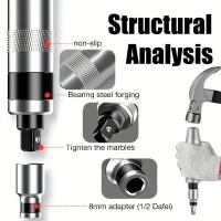 Kit De Destornilladores Manuales De Impacto 7/12 PCS Portátil Y Reversible Para Reparación Doméstica Sin Cable Herramienta De Mantenimiento Con Varillas De Acero Cromo Vanadio - details 3