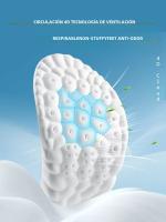 1 par 4D Zapatos suaves plantas para pies Fascitis Plantar Plantilla Arch soporte ortopedico inserciones Deportivas absorción de choque almohadillas de Zapatos - details 0