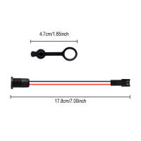 1PC Jack De Poder DC 5.5 X 2.1mm Femenino Panel Montado Con Cable JST SM Macho De 2 Pin Para Scooter Eléctrico - details 12
