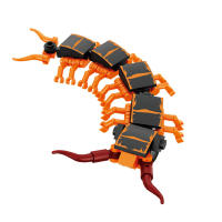 Bloques De Construcción Tema Jardín De Vegetales Y Animales Lindos Dragonfly Spider Mantis Centipede Grasshopper Honeybee Para Niños Mayor De 6 Años Material ABS Sin Batería - details 11