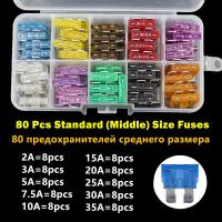 Kit De Fusibles Para Coche Medio Mini Con Almacenamiento 2A/3A/5A/7.5A/10A/15A/20A/25A/30A/35A Amperio Set De Fusibles De Hoja - details 3