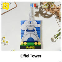 Bloques De Construcción De Torre Con Pegatinas De 95 Piezas Juguetes Educativos Para Niños Diseño De Ciudades Famous Historia Regalos Para Niños - details 1
