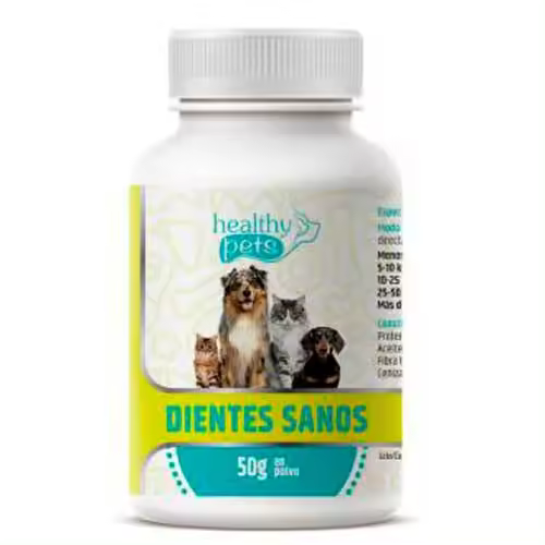 Healthy Pets Vet Dientes Sanos Perros Y Gatos 50Gr. - 1