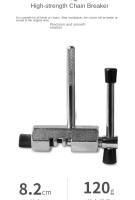 Kit De Herramientas De Reparación De Bicicleta Retirador De Engranaje Ciclomotor Rompe Cadena Cortador Arrancador De Engranaje Wrench Extractor De Caseta - details 16