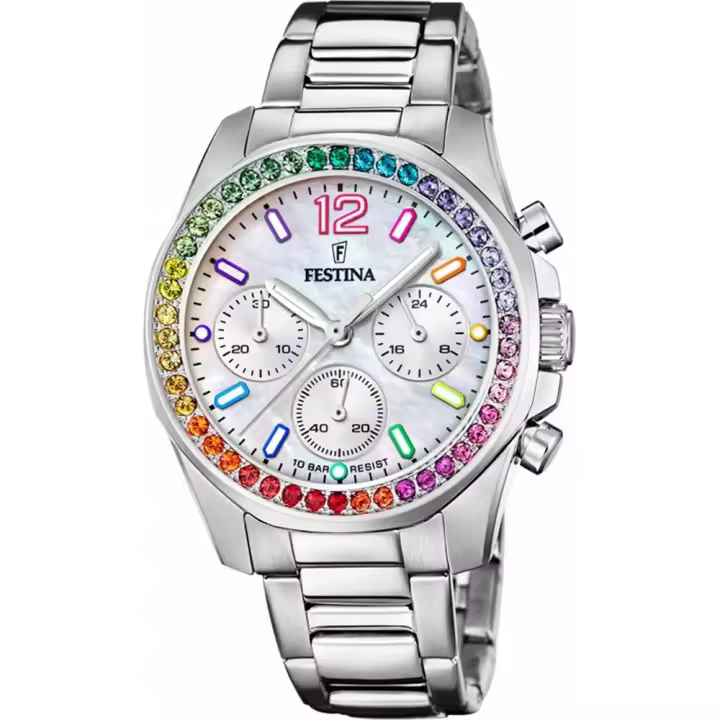 Reloj FESTINA F20610/2 "BOYFRIEND" Collection Para Mujer Esfera Blanca - 1