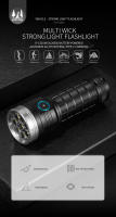 Linterna Táctica Recargable Super Brillante De 8 LED Con 5 Modos De Iluminación Para Camping Y Senderismo 4000 Lumen Impermeable Aluminio Negro - details 0