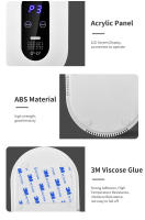 Purificador De Aire Portátil saengQ Generador De Ozono Anión Para Limpieza Y Desinfección Del Hogar Neutralizador De Olores Con Filtro De 50m³/h 500w 220V - details 15