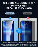 Protector De Pantalla Completo Anti-Spy Para iPhone 11 12 13 14 15 pro Max 7 8 14 plus XS XR 12 Mini 3pcs Vidrio De Privacidad Anti-Resbalón Anti-Choque - details 2