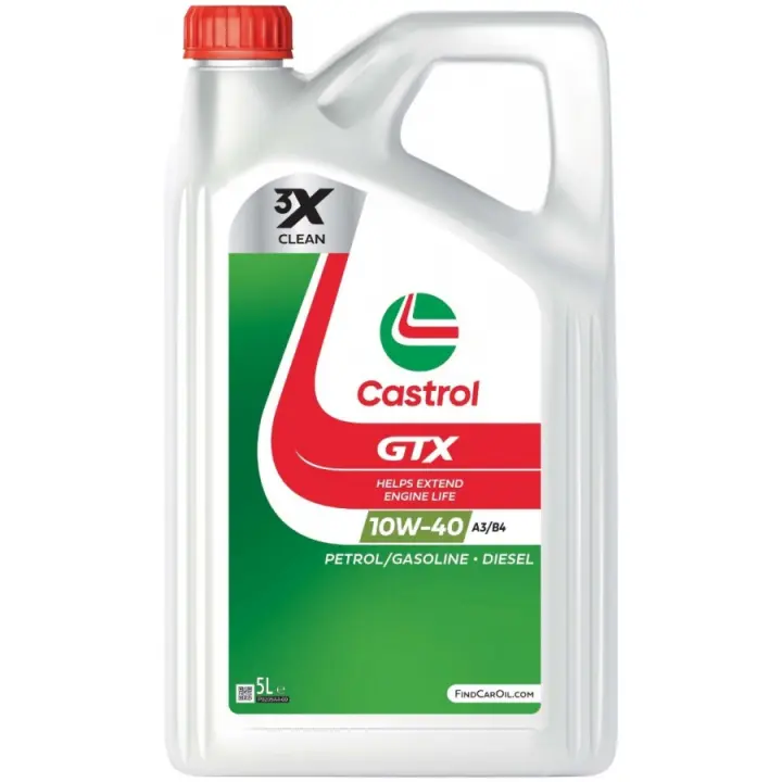 Castrol GTX 10w40 A3/B4 5L - Lubricante de motor - 1