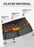 Chaqueta De Motocicleta Térmica Para Invierno Protección Contra Incidentes Ropa De Motocicleta Deportiva Para Carreras En Carretera Material Poliéster Y Nylon Unisex - details 16
