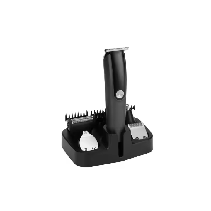 CORTA PELOS MULTIFUNCIÓN 5 EN 1 INALÁMBRICO RECARGABLE CON BASE DE CARGA, CORTAPELOS CON BATERÍA RECARGABLE 5 EN 1, CORTAPELOS RECARGABLE MULTIFUNCIÓN CON BASE DE CARGA, CORTAPELOS INALÁMBRICOS, CORTA PELOS MULTIFUNCIÓN 5 EN 1 INALÁMBRICO RECARGABLE - 1