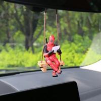 Colgante De Coche Creativo Anime Deadpool Accesorios Para Interiores De Coche Colgante Para Espejo Retrovisor Partes De Dibujos Animados - details 6
