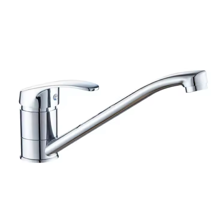 Grifo de Cocina Monomando 360 ° Giratorio, Tuberías y Accesorios Agua Fría y Caliente 20 Cm Pletado - 1