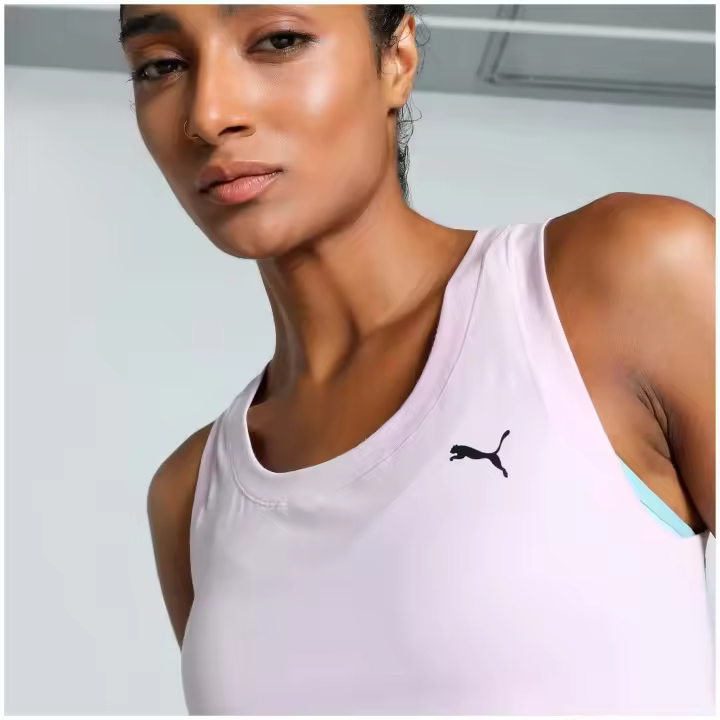 Camisetas Tirantes marca Puma modelo 524844-60 para mujer en color rosa - 1