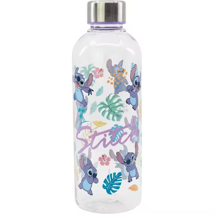 Botella Stitch Reutilizable, Sin BPA, Tapón Acero Inoxidable. Botella Infantil, Capacidad: 850 ml, Stor - Kiglam - 1