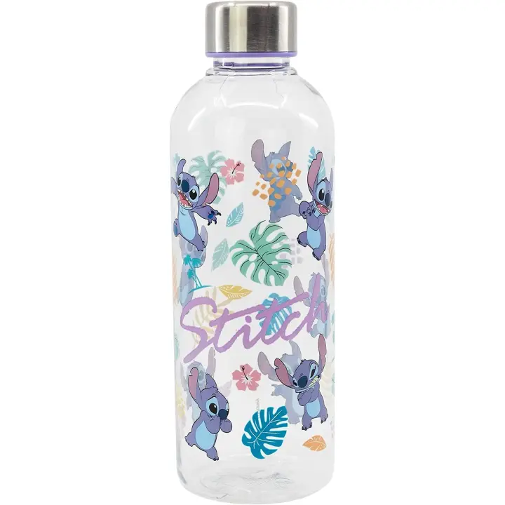 Botella Stitch Reutilizable, Sin BPA, Tapón Acero Inoxidable. Botella Infantil, Capacidad: 850 ml, Stor - Kiglam - 1