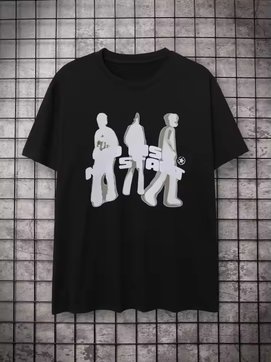 Camiseta De Verano Para Hombre Con Estampado Y2k Suave Y Elástica De Poliéster Manga Corta Tee Gráfico De Calle Cuidado Facil - 1