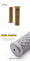 Manillar De Motocicleta Retro Con Cinturones Antideslizantes 7/8" 22mm Compatible Con ATV Motocicleta De Pista - details 5