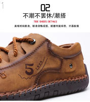 Mocasines De Cuero Para Hombre Zapatos Casuales Cómodos Y Transpirables Con Suela De Goma Sapato Masculino Swenxun - details 3