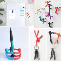 Mini Hombres Magnéticos Q Figura De Plástico Para Niños Y Adultos Juguetes Magnéticos Blancos Para Tableros De Lápiz Y Neveras Oficina - details 5