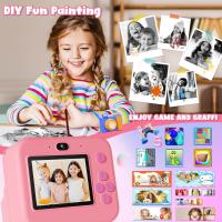 Cámara de Fotos Instantáneas - Doble Cámara Fotos Infantil con Papel de Impresión y Tarjeta SD de 32G, Regalo para Niños de 3 a 14 años - details 3