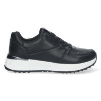 Davinia Shoes Zapatilla Plana para Mujer, Comoda, con Estampado Liso, Detalle en el Talon, y Cierre de Cordones, Primavera Verano 2023 Shoes&Blues.es HB-0358-Negro - details 1