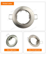 Soporte De Lámpara MR16 GU10 GU5.3 Cuerpo De Hierro Marco Con Base Socket GU10 MR16 Para Iluminación De Techo Spot - details 10